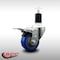 Service Caster 3'' SS Blue Poly Swivel 1-1/2'' Expanding Stem Caster Total Lock Brake SCC-SSEXTTL20S314-PPUB-BLUE-112 - alternate 3